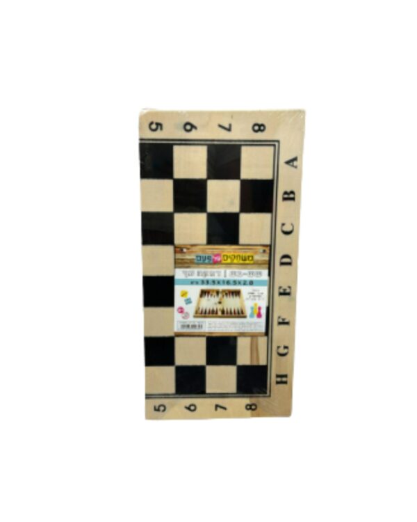 לוח שש בש / דמקה עץ 29X14.5X2.8