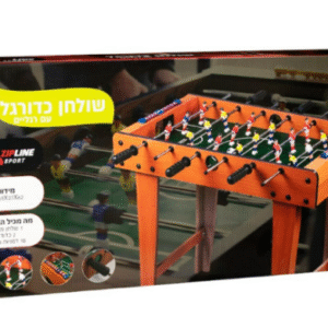 שולחן כדורגל על רגליים מעץ – 18 שחקנים